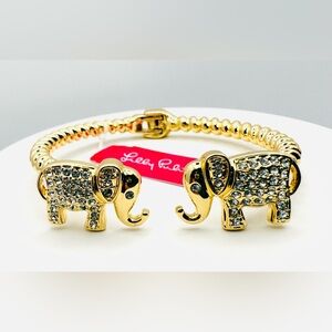 Lilly Pulitzer Elephant Clamper Bracelet NWT
